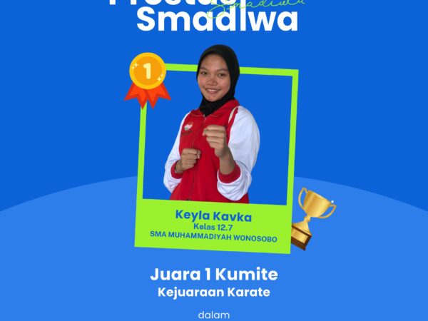 Prestasi SMADIWA Juara 1 Kumite Kejuaraan karate Piala Forki Kabupaten Wonosobo